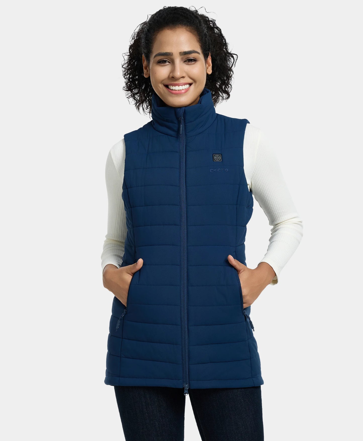 (Open-box) "Tribeca" Women's Heated Long Puffer Vest