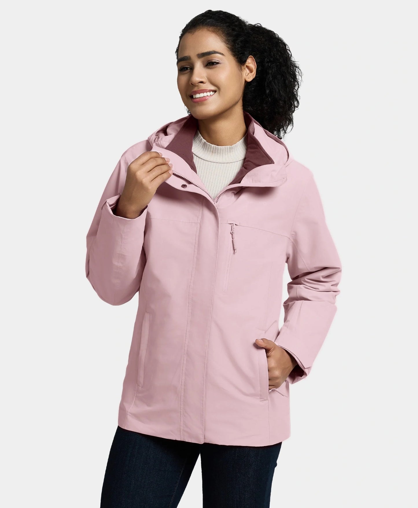 River Ridge Women's 3-in-1 Heated Jacket with Fleece Liner