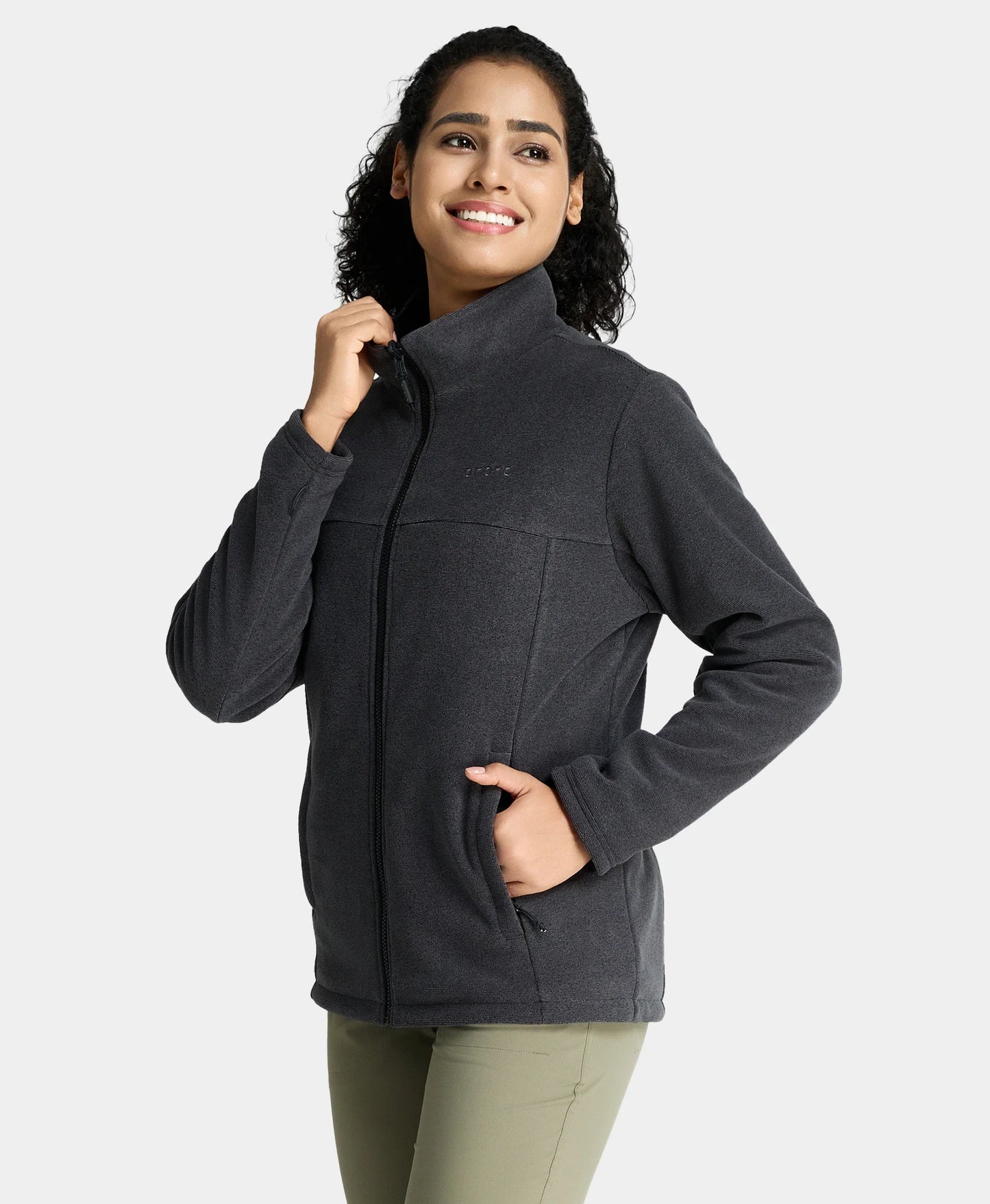 River Ridge Women's 4-Zone Fleece Liner Heated Jacket - Black