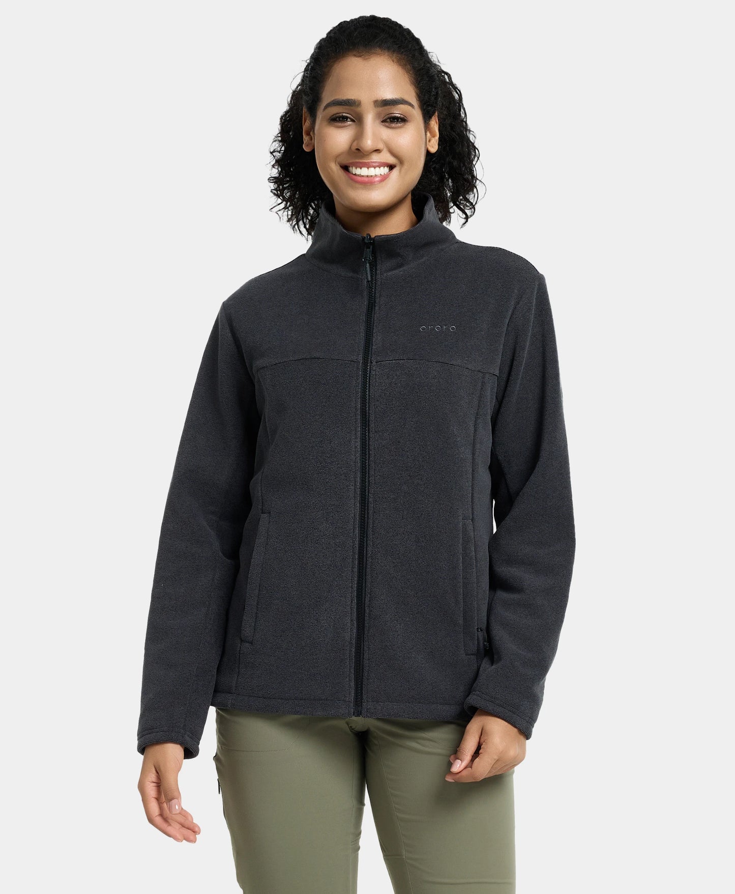 River Ridge Women's 4-Zone Fleece Liner Heated Jacket - Black