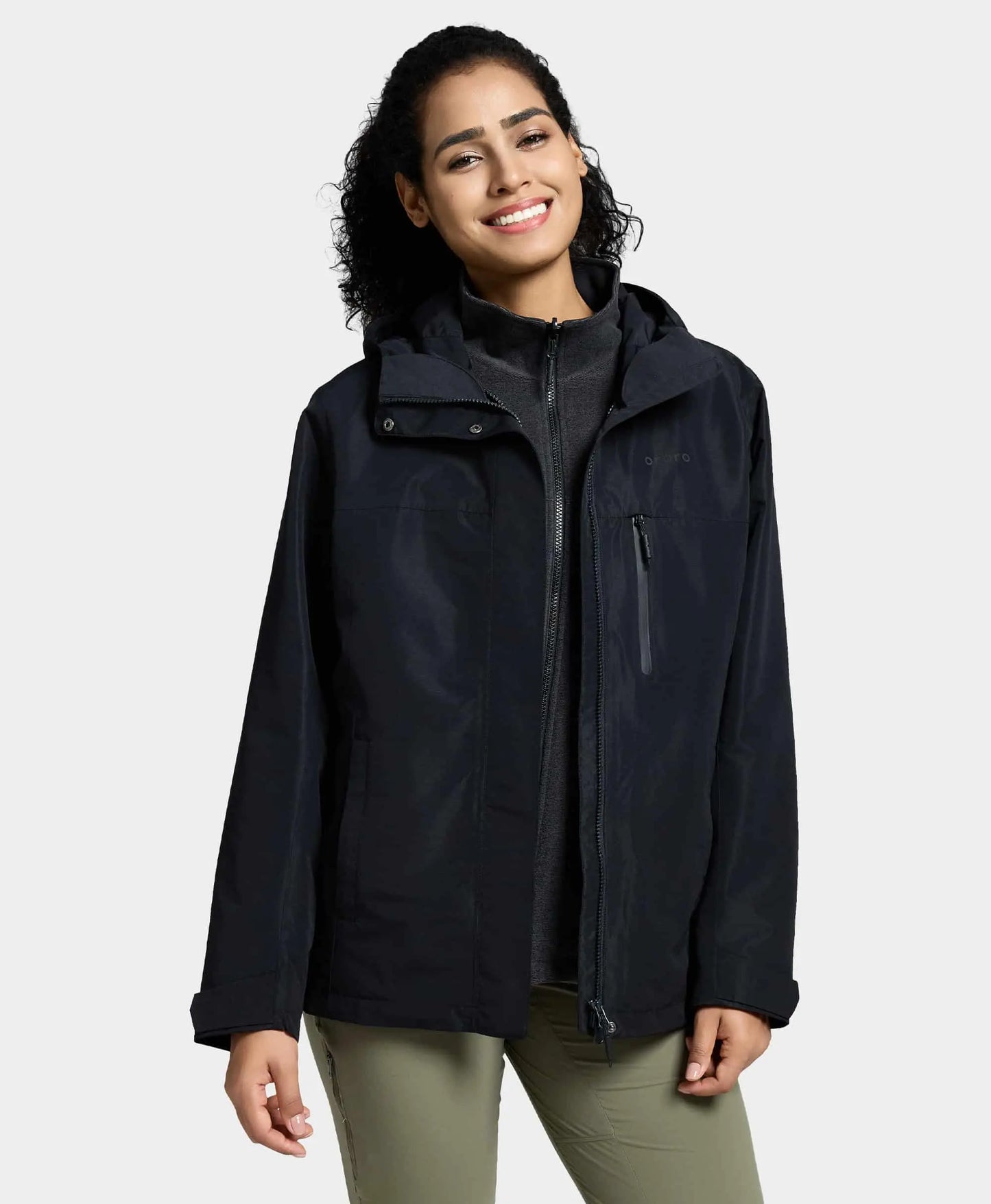 River Ridge Women's 3-in-1 Heated Jacket with Fleece Liner