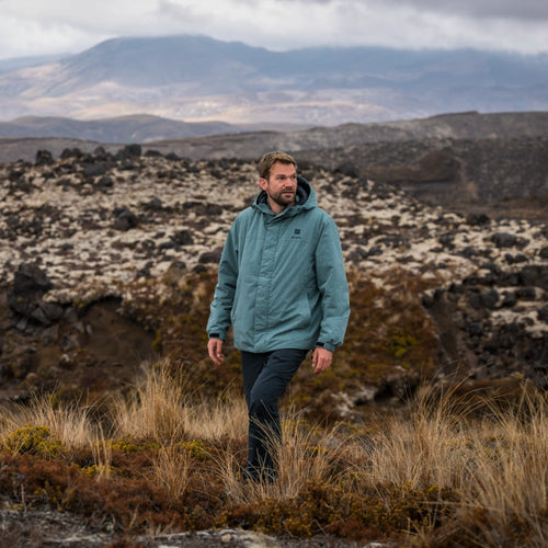 Men's Thermolite® Heated Padded Jacket - Eucalyptus