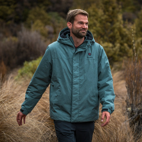 Men's Thermolite® Heated Padded Jacket - Eucalyptus