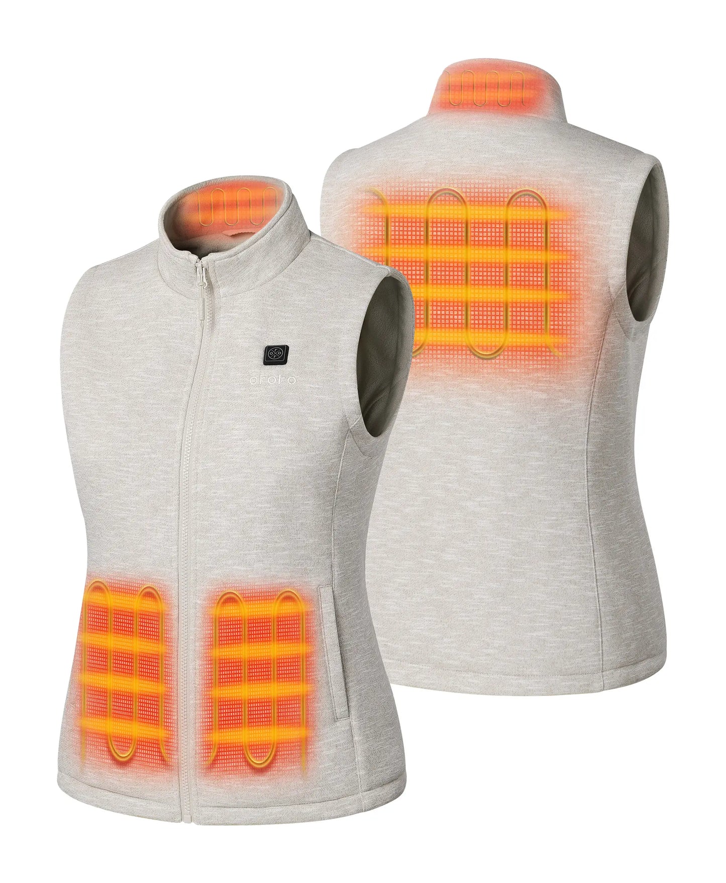 Women's Heated Fleece Vest - New Colors