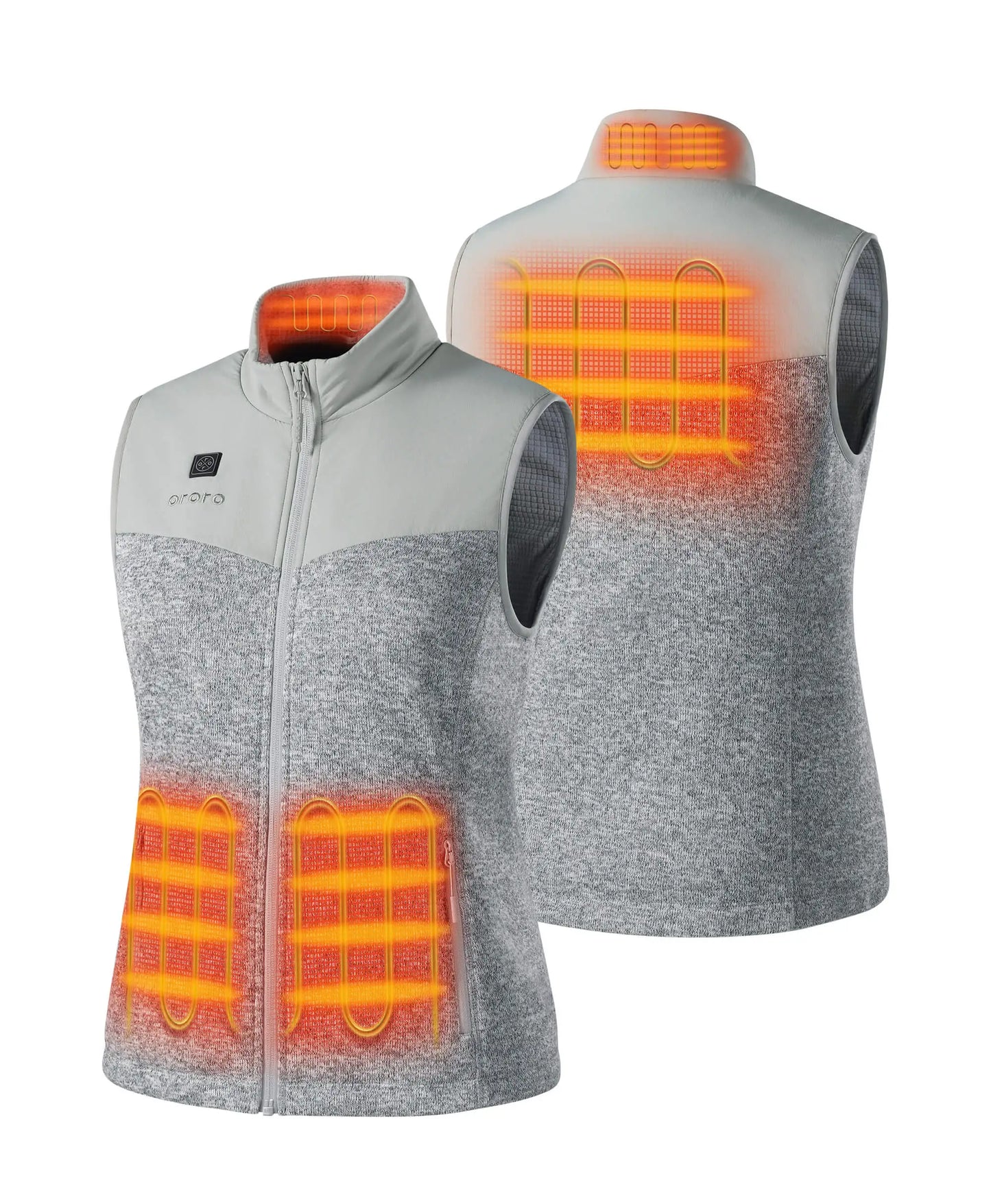 Augusta Women's Heated Sweater Fleece Vest