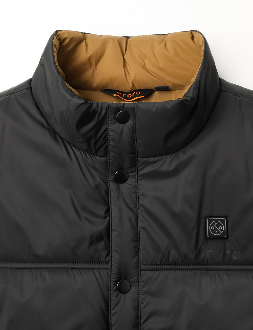 Final Sale - PuffLyte Men's 3-Zone Heated Lightweight Vest - Black / Khaki