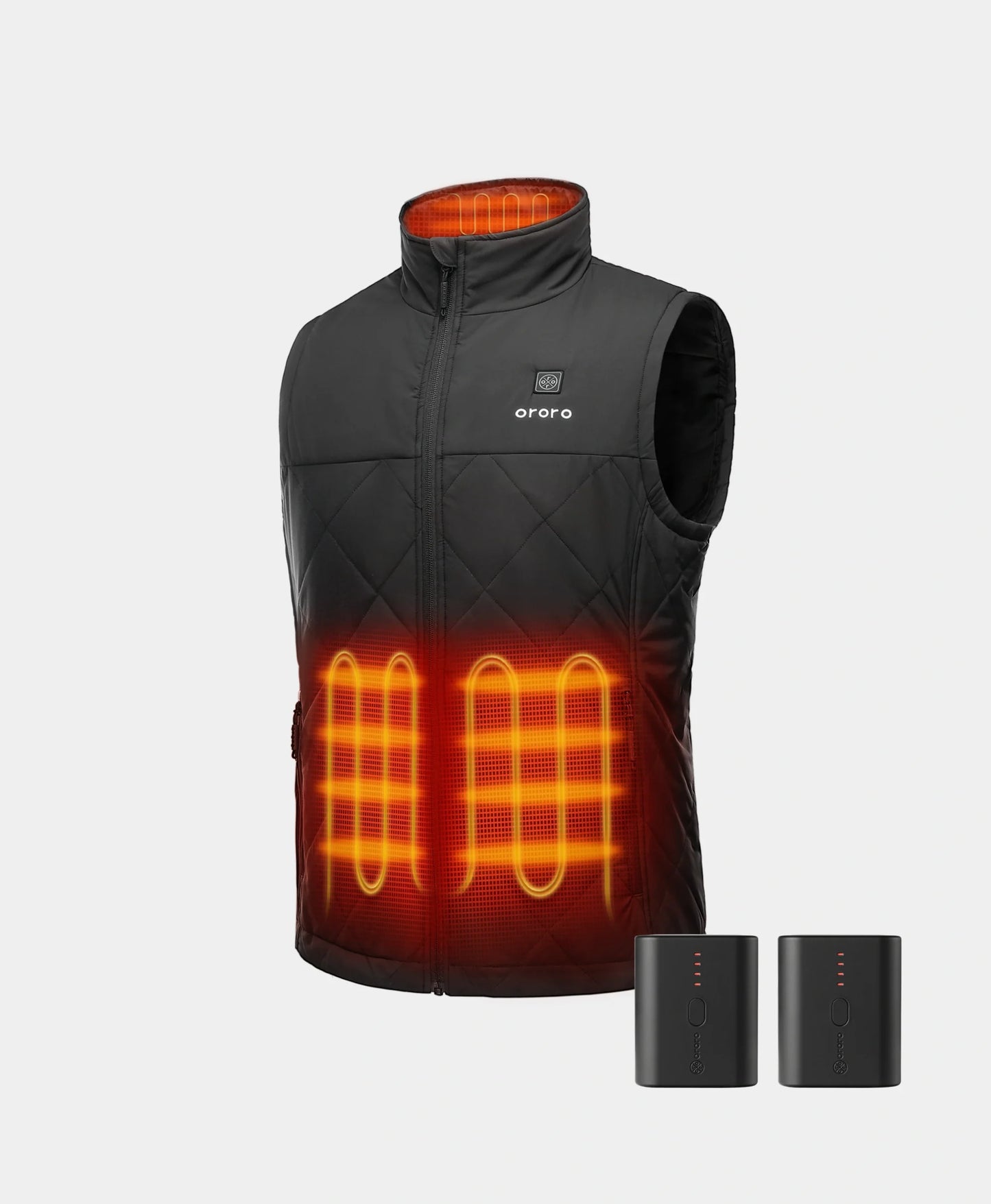 Bundle Deal - Men's Heated Quilted Vest & Extra Mini 5K Battery