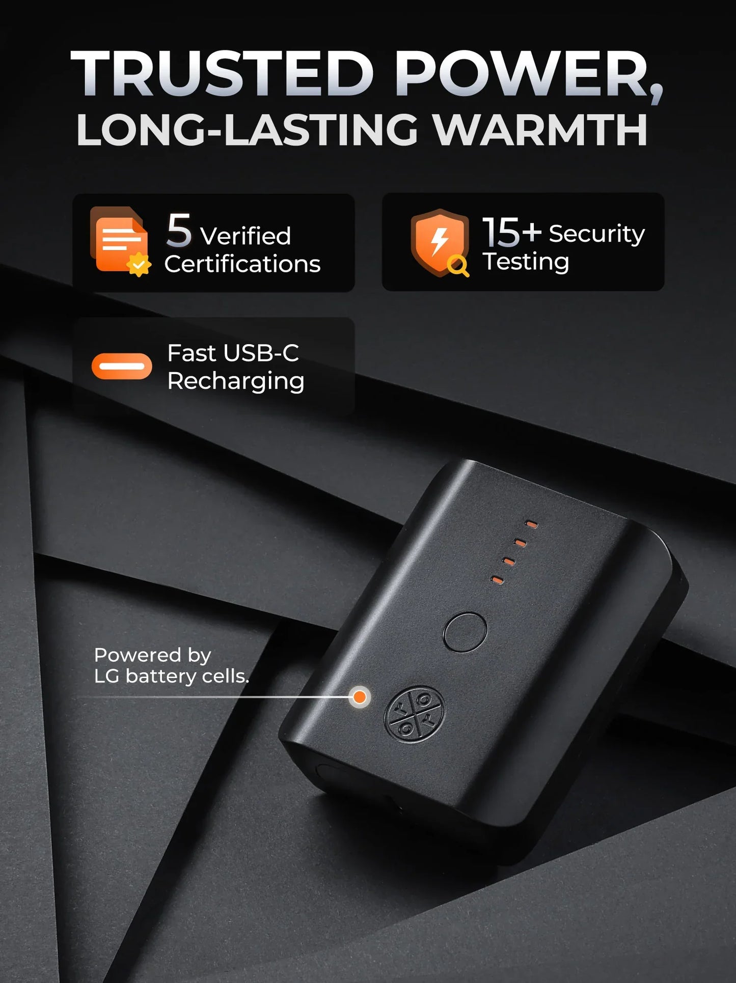 SureWarm® Men's 7-Zone Classic Heated Vest (Dual Control)