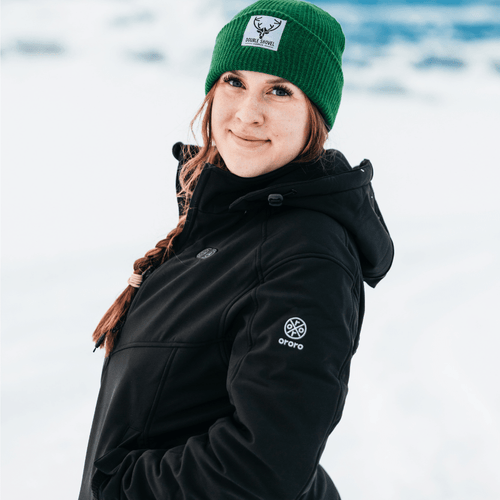 Women's Dual Control Heated Jacket (Chest Heating) - Black