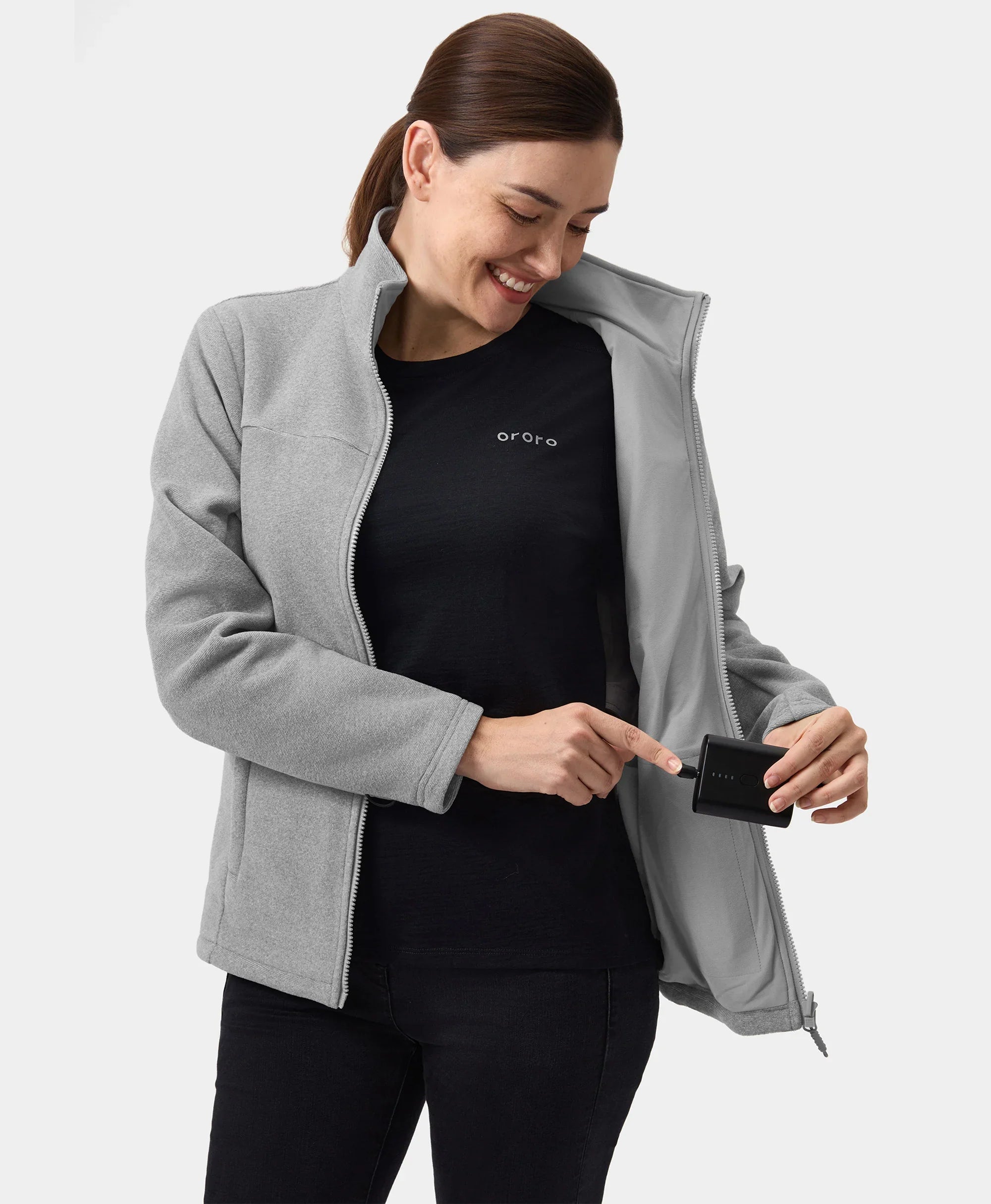 River Ridge Women's Fleece Liner Heated Jacket, Thumbnail 16