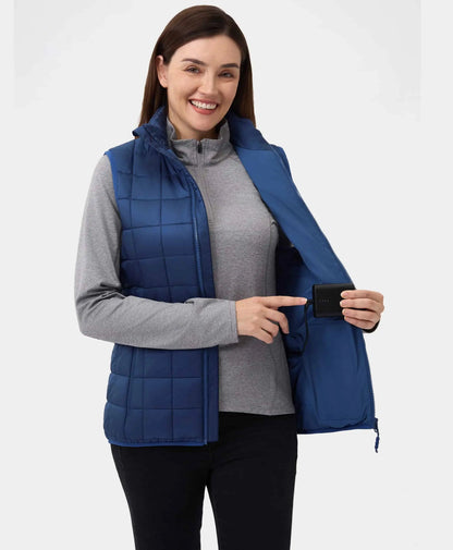 Prism Women's 4-Zone Heated Quilted Vest