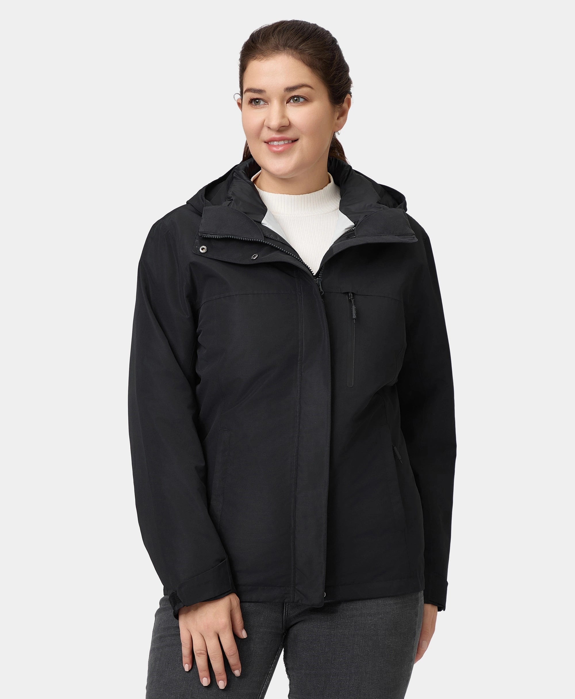 Veste chauffante 3-en-1 River Ridge pour femme avec doublure en duvet, Thumbnail 44