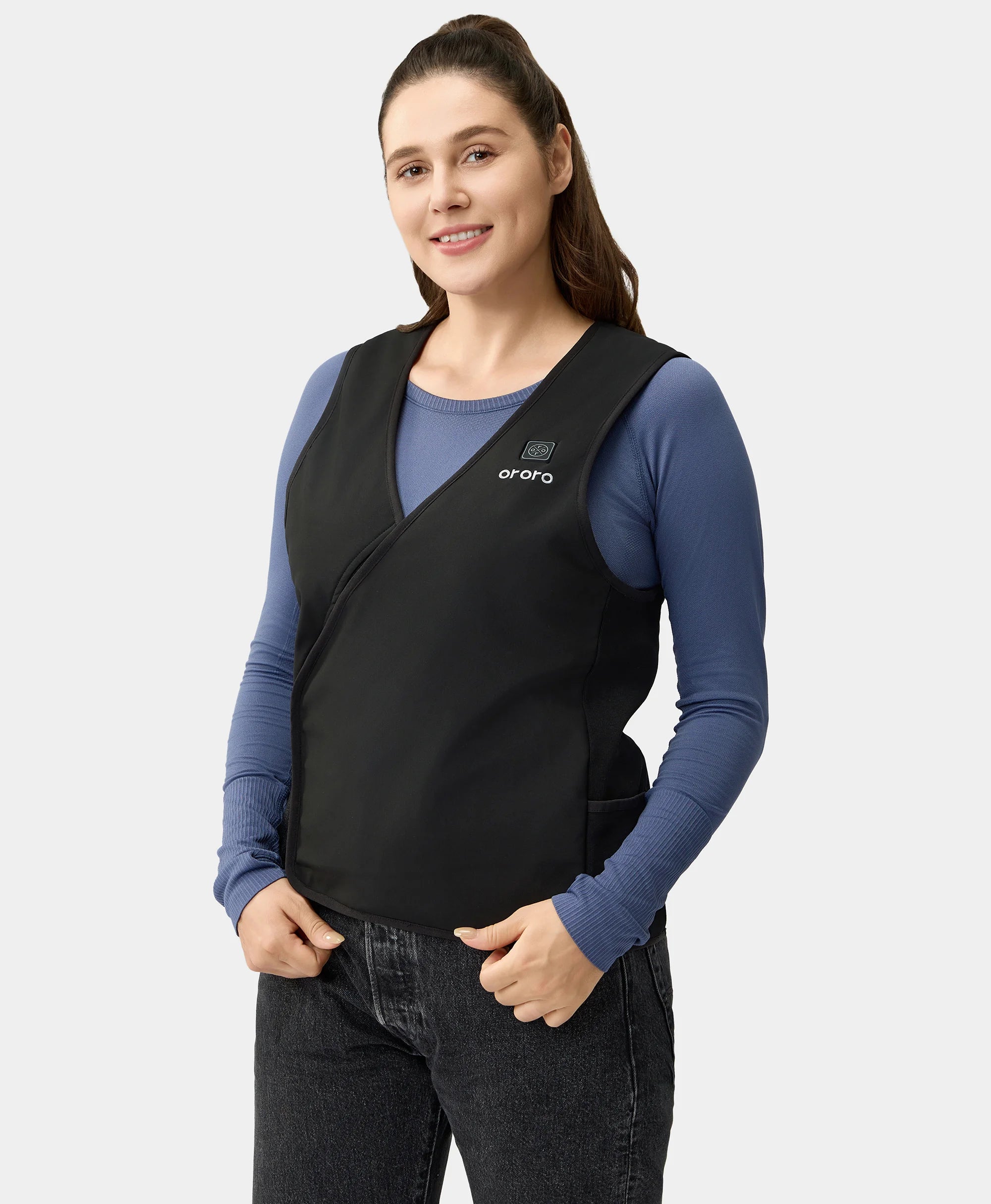 Vanguard Unisex Ultralight Adjustable Heated Liner Vest, Thumbnail 3