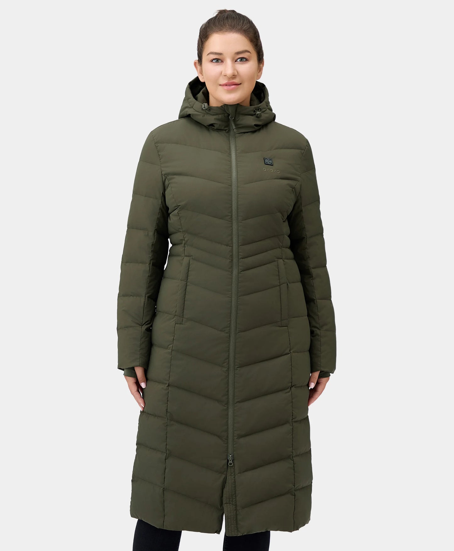 SOHO Women's Heated Down Parka Jacket