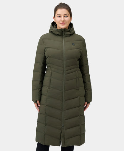 SOHO Women's Heated Down Parka Jacket