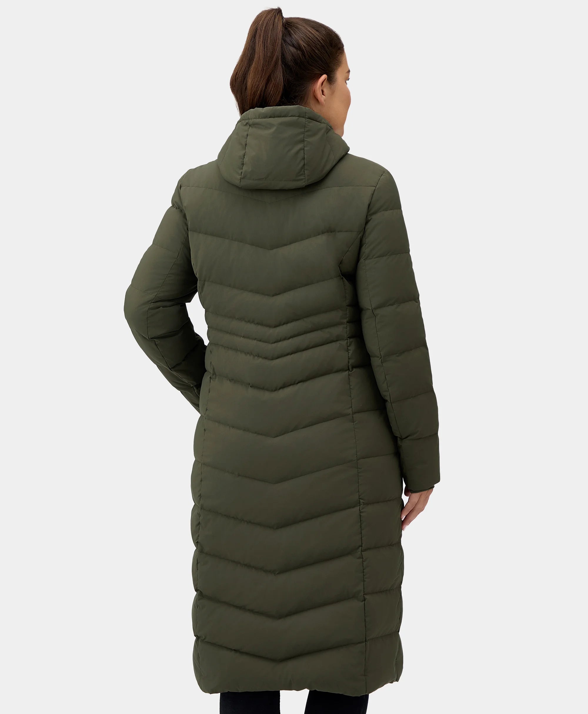 SOHO Women's Heated Down Parka Jacket, Thumbnail 22
