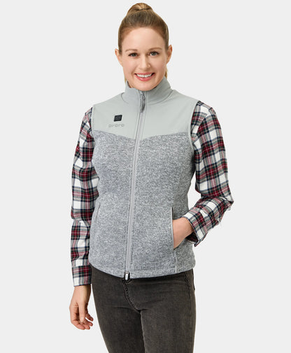 Augusta Women's Heated Sweater Fleece Vest