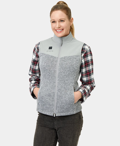 Augusta Women's Heated Sweater Fleece Vest