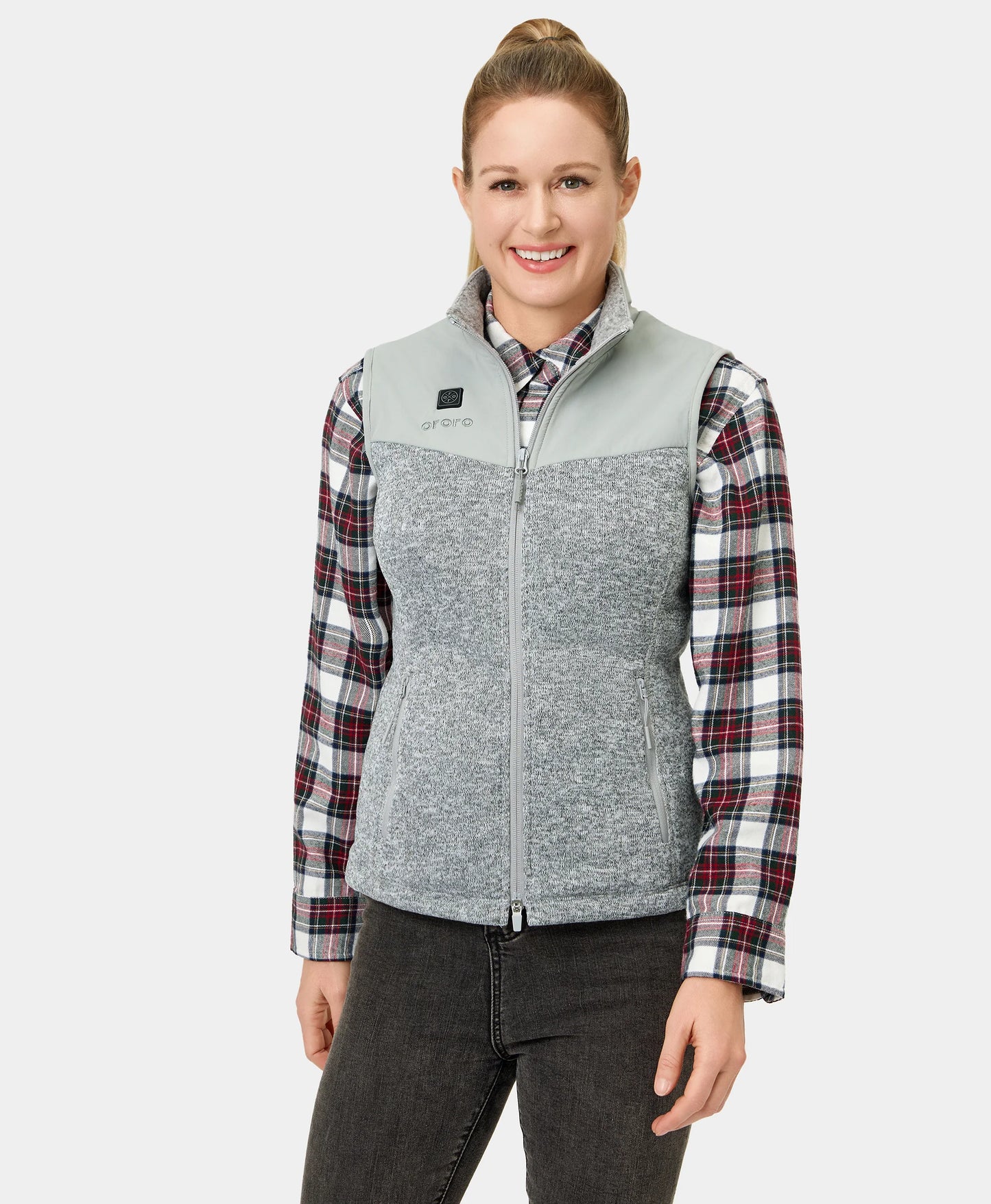 Augusta Women's Heated Sweater Fleece Vest