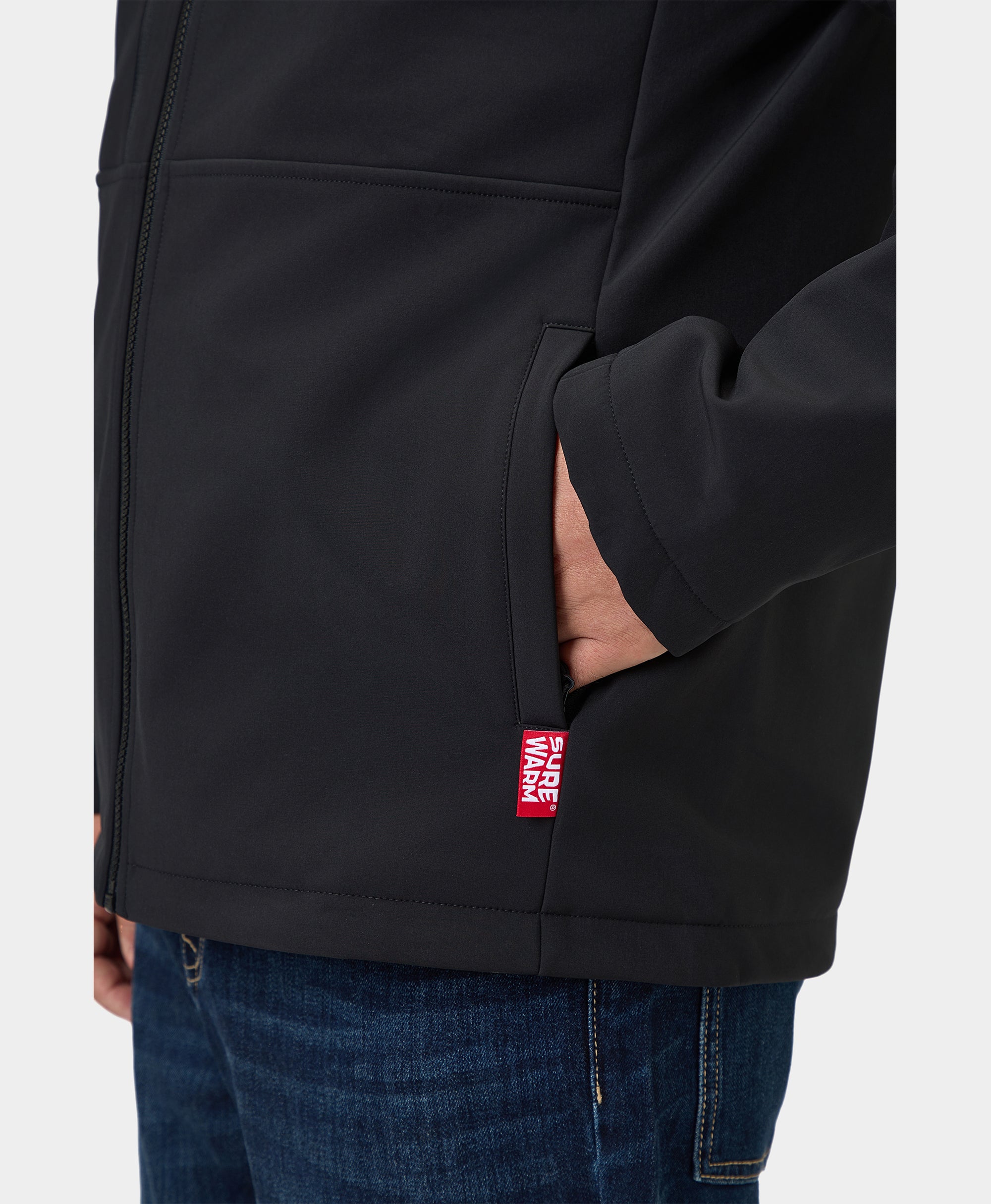Maverick SureWarm® Men's 6-Zone Dual-Control Heated Softshell Jacket, Thumbnail 11
