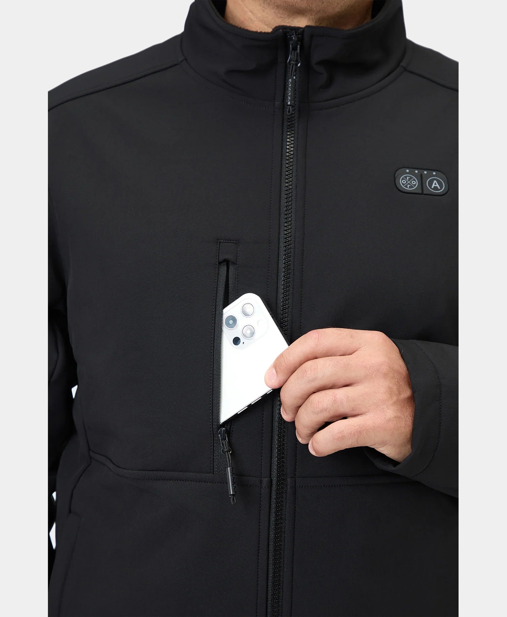Maverick SureWarm® Men's 6-Zone Dual-Control Heated Softshell Jacket, Thumbnail 10