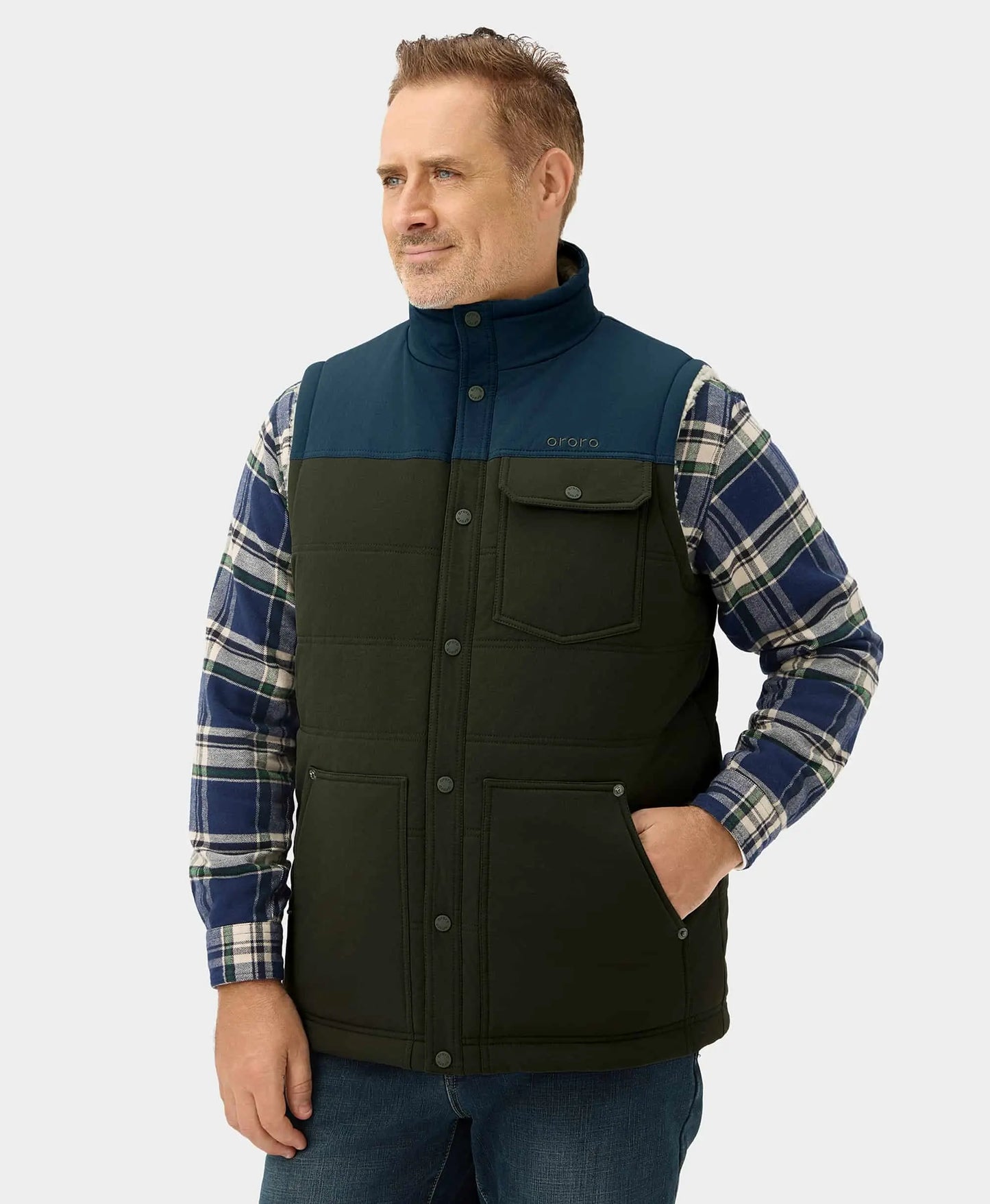 Sierra Men's Heated Sherpa Lined Vest