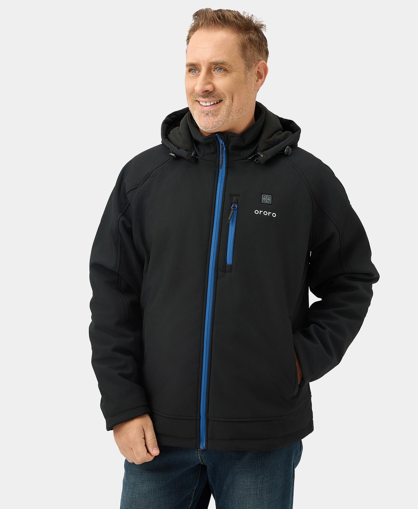 Men's Heated Jacket with 4 Heating Zones