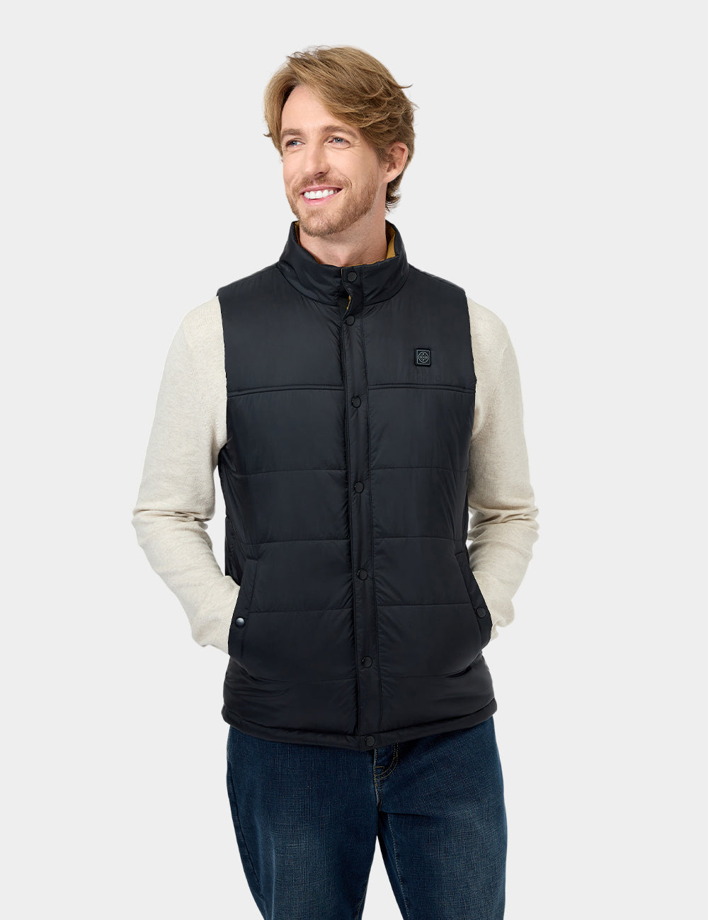 PuffLyte Men's 3-Zone Heated Lightweight Vest