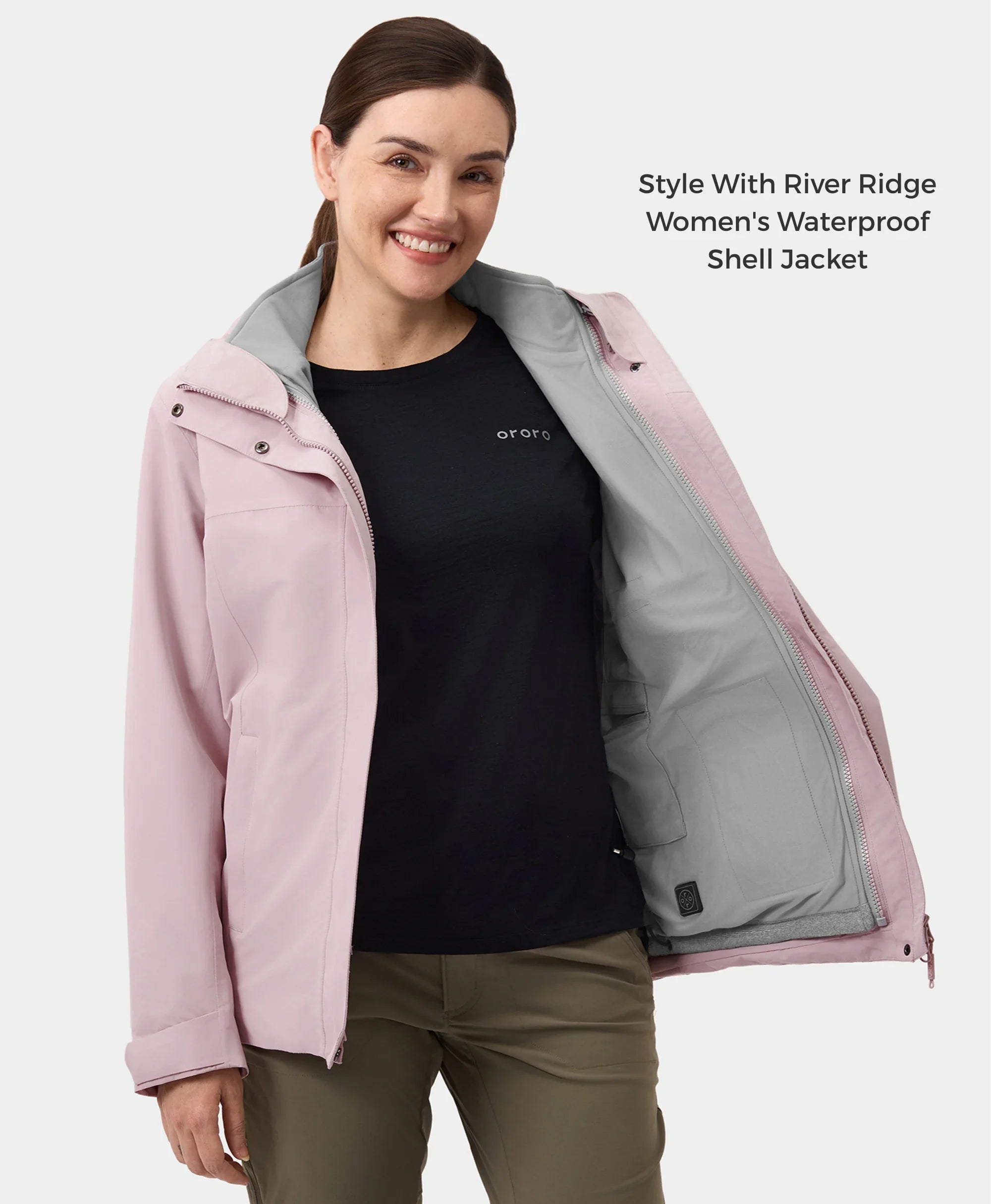 River Ridge Women's Fleece Liner Heated Jacket, Thumbnail 20
