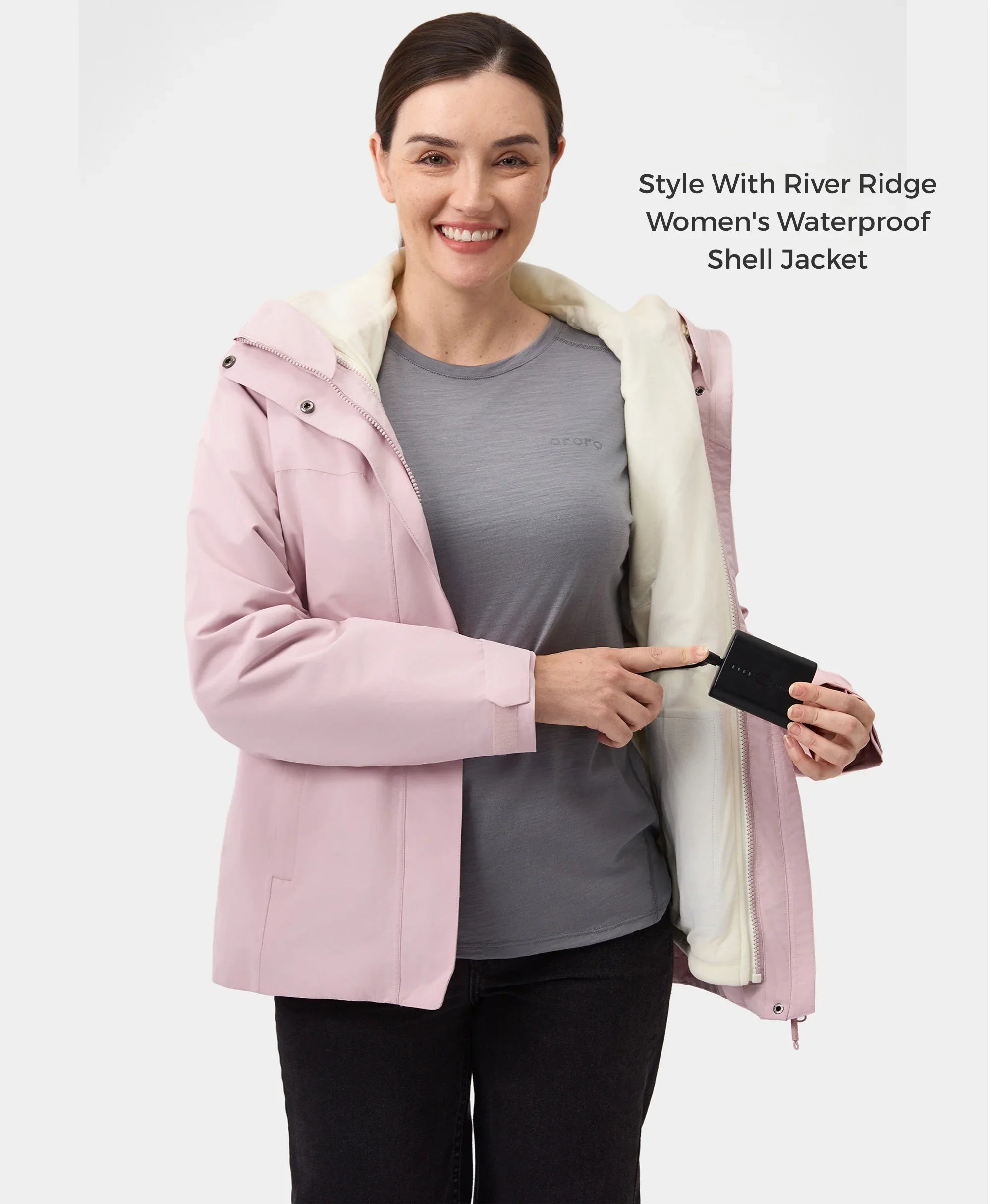 River Ridge Women's Fleece Liner Heated Jacket, Thumbnail 12