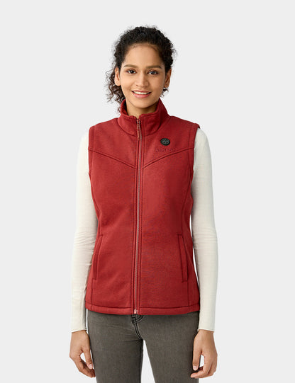 Women's Heated Fleece Vest - New Colors