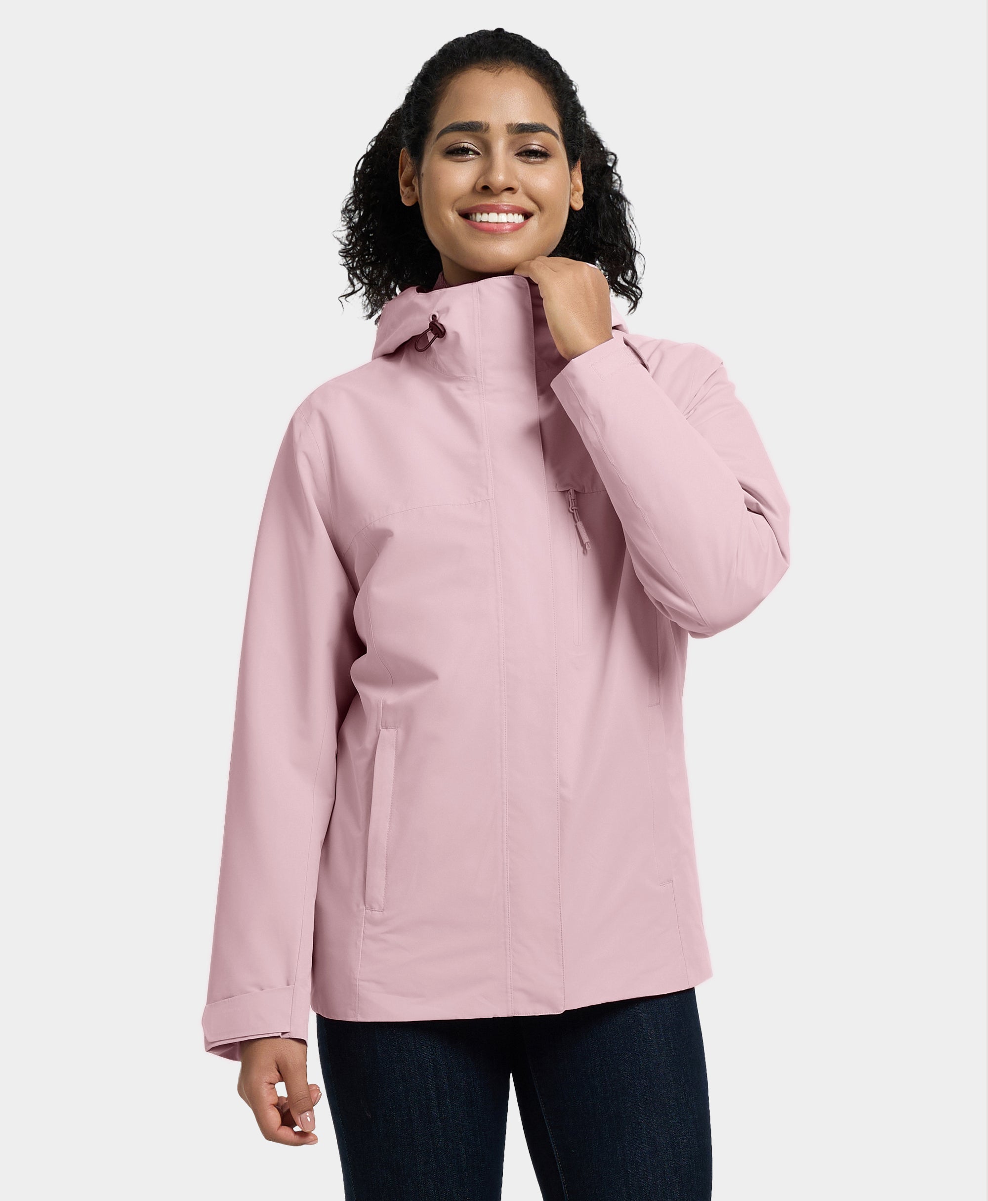 River Ridge Women's Hooded Waterproof Shell Jacket, Thumbnail 5