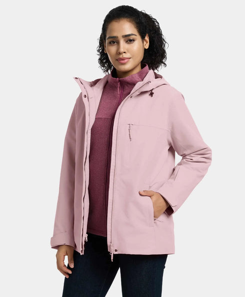 River Ridge Women's  3-in-1 Heated Jacket with Fleece Liner ,view 1