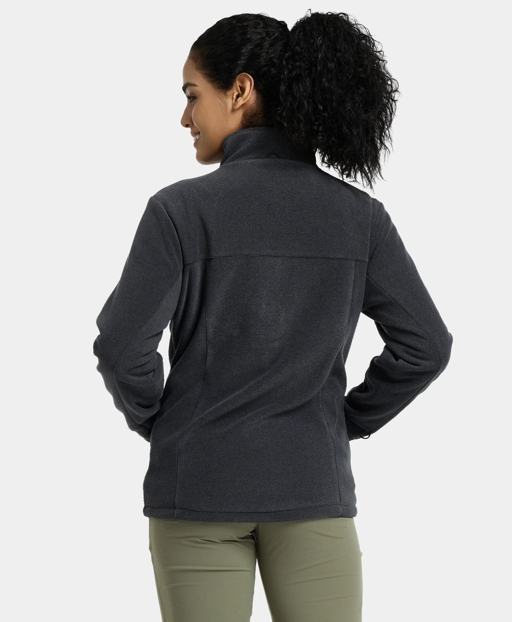 River Ridge Women's 4-Zone Fleece Liner Heated Jacket - Black