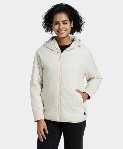 Stargazer Women's Heated Quilted Hoodie Jacket ,view 1