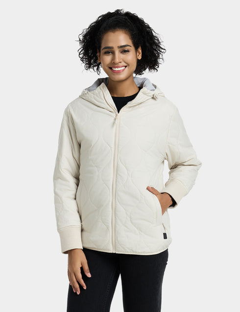 Stargazer Women's Heated Quilted Hoodie Jacket view 1