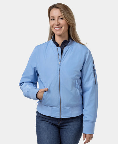 Cityscape Women's Heated Bomber Jacket