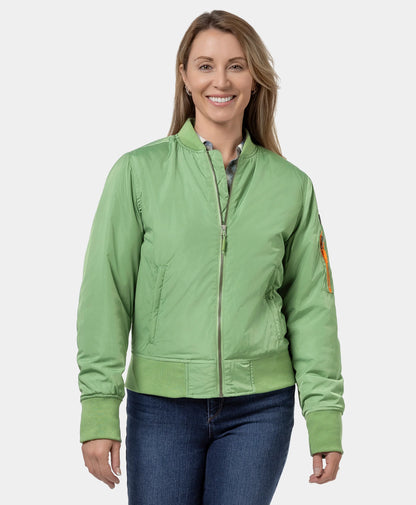 Cityscape Women's Heated Bomber Jacket