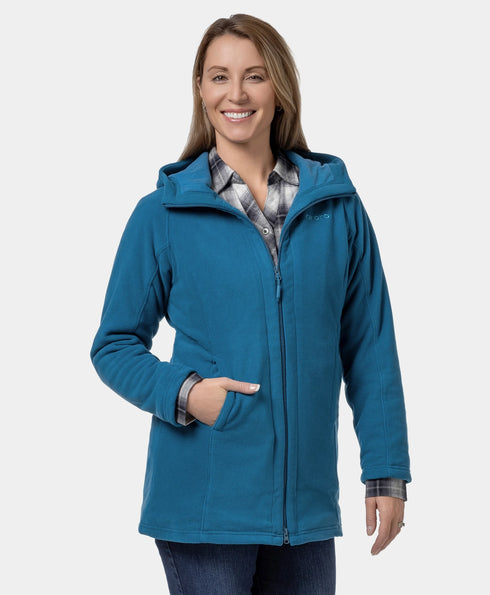 Felicity Women's Heated Fleece Hoodie Jacket ,view 1