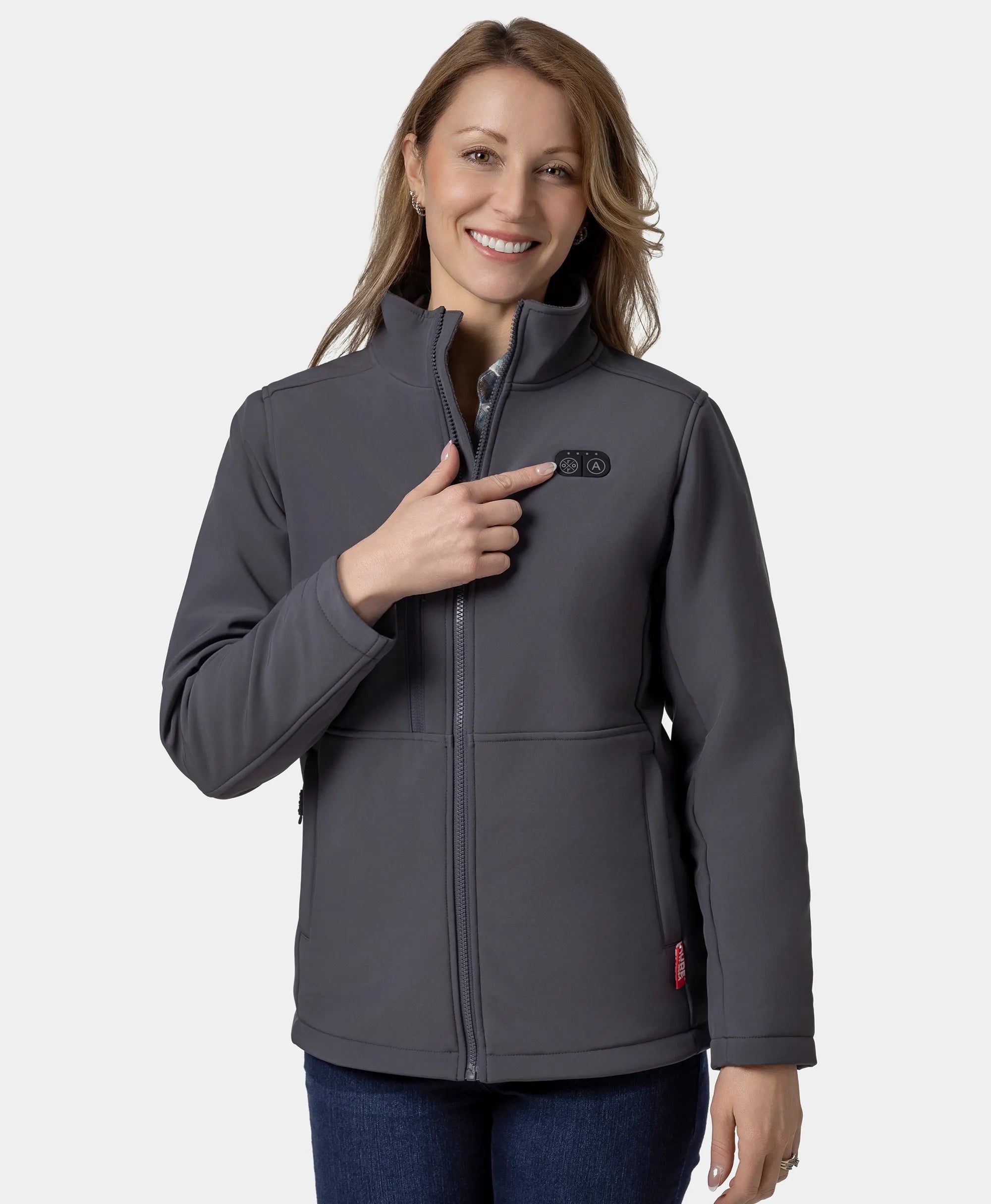 Maverick SureWarm® Women's 6-Zone Dual-Control Heated Softshell Jacket, Thumbnail 7