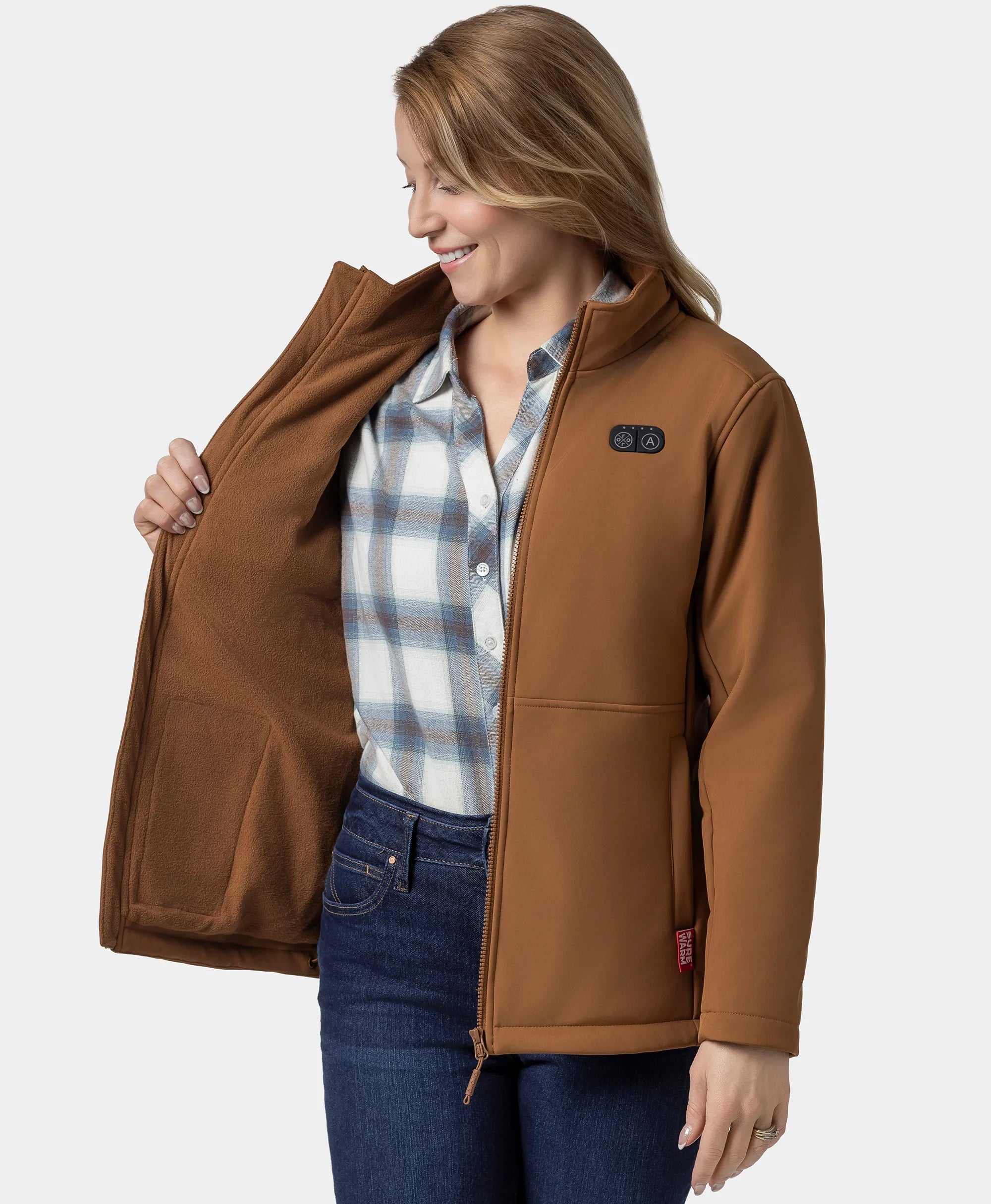 Maverick SureWarm® Women's 6-Zone Dual-Control Heated Softshell Jacket, Thumbnail 42