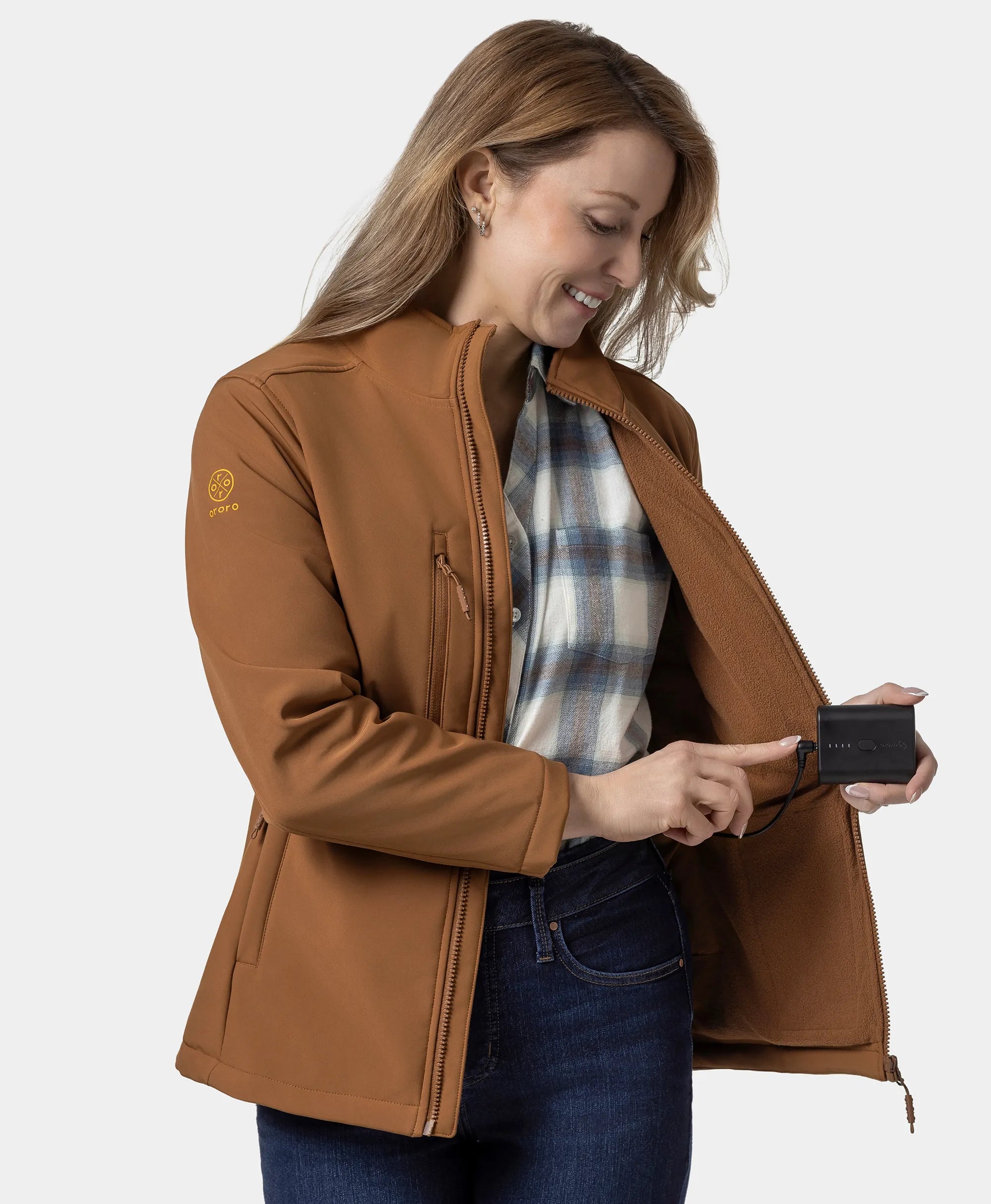 Maverick SureWarm® Women's 6-Zone Dual-Control Heated Softshell Jacket, Thumbnail 43