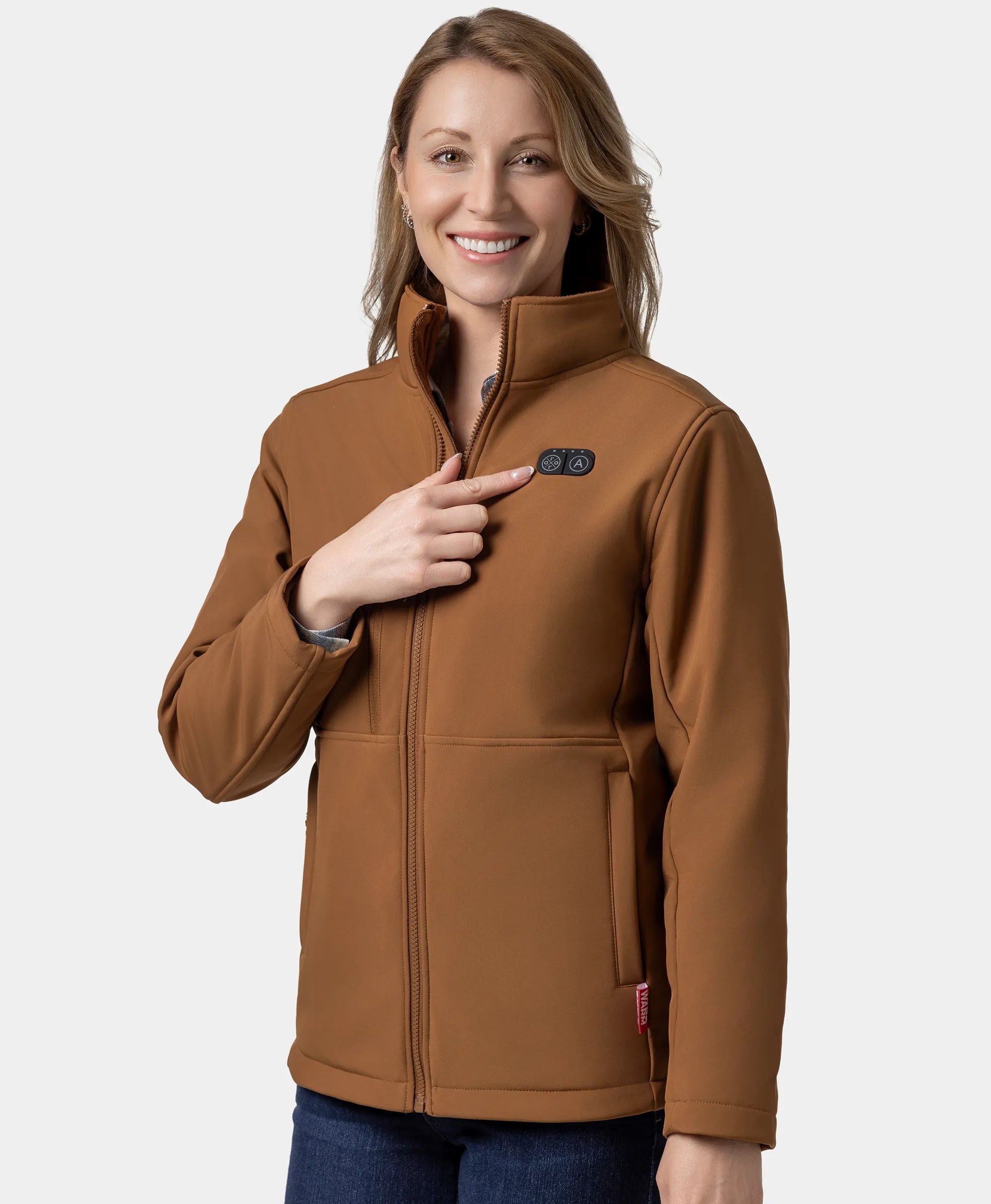 Maverick SureWarm® Women's 6-Zone Dual-Control Heated Softshell Jacket, Thumbnail 40