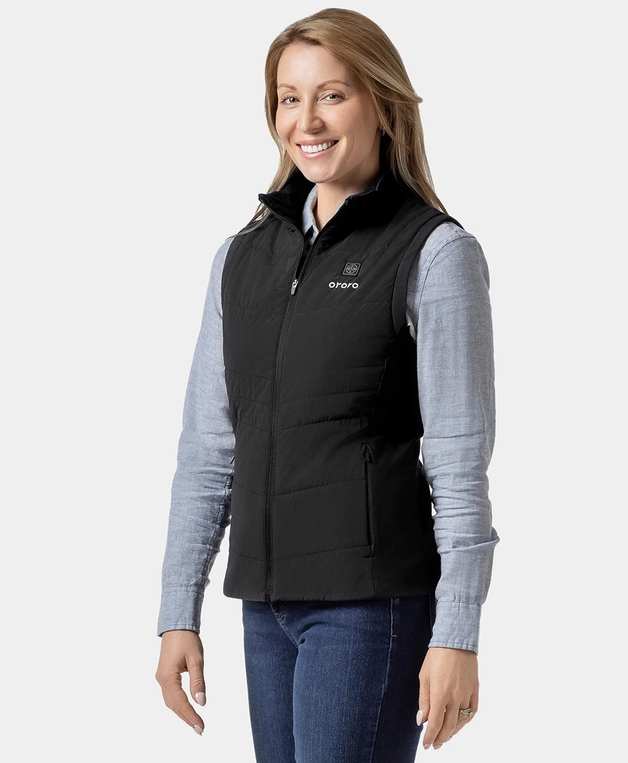 Veste de golf chauffante Turnberry pour femme avec manches amovibles, Thumbnail 6