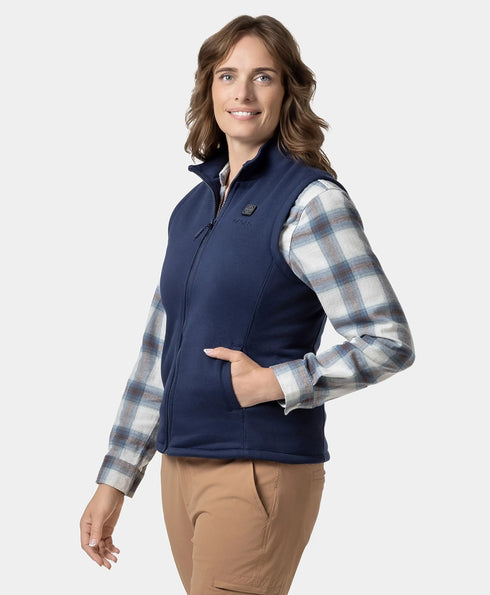 Women's Heated Fleece Vest - New Colors ,view 1