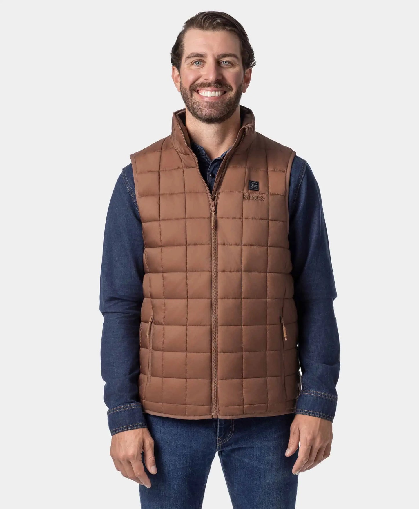 Prism Men's 4-Zone Quilted Heated Jacket