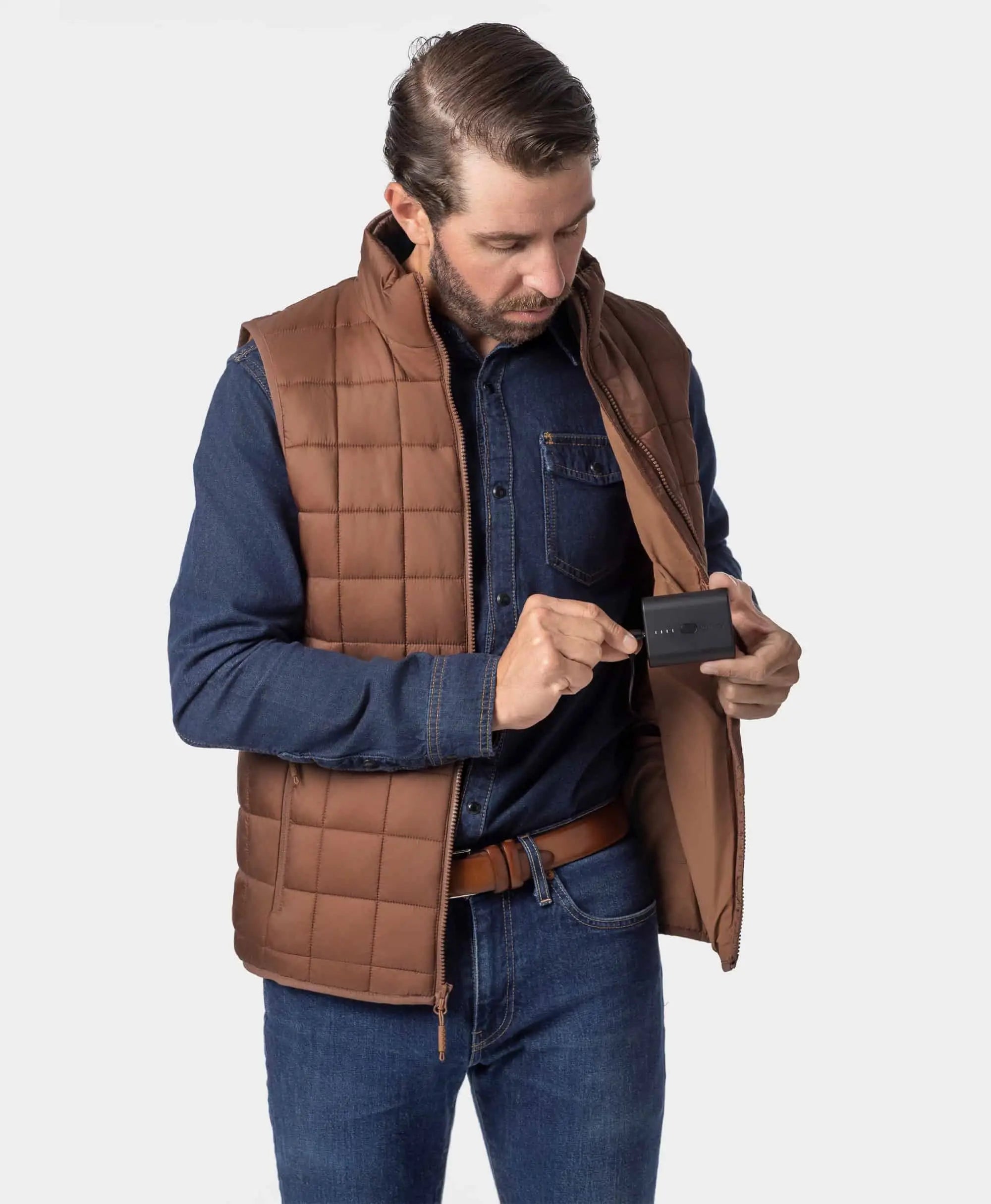 Veste matelassé chauffante 4 zones Prism pour homme, Thumbnail 11