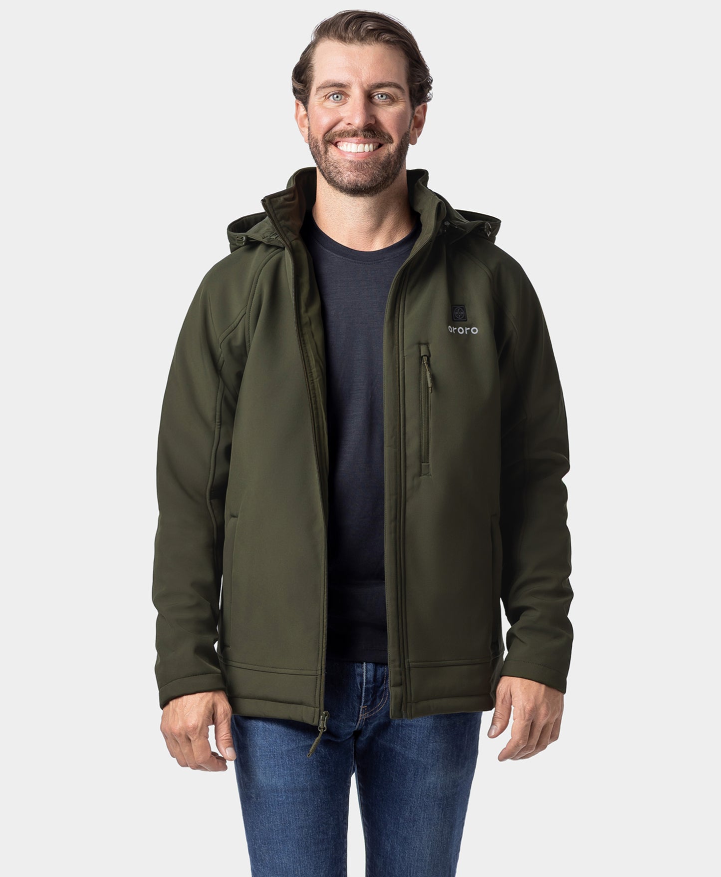 Paragon Men's Heated Jacket Green