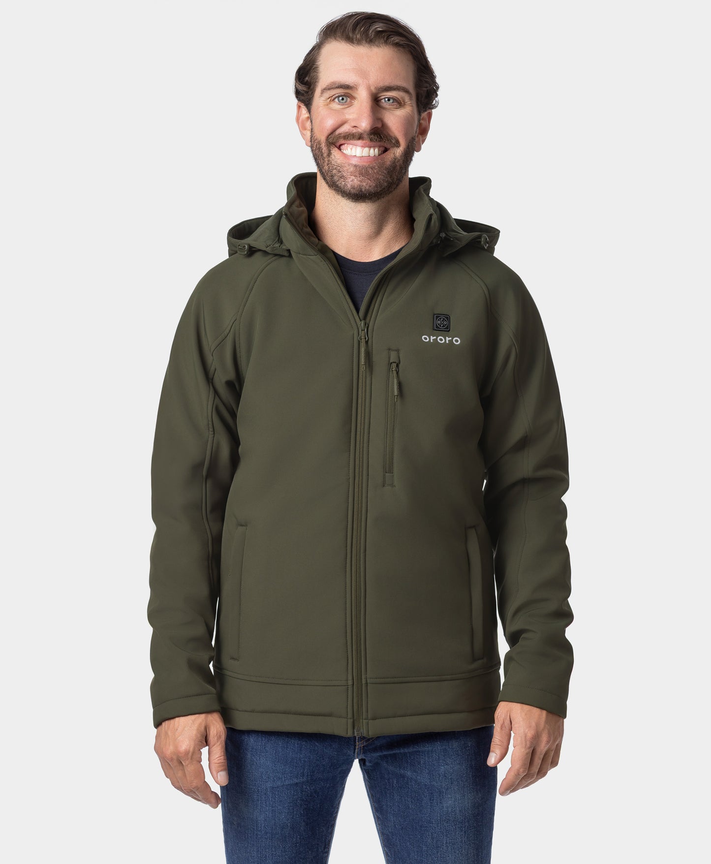 Paragon Men's Heated Jacket Green
