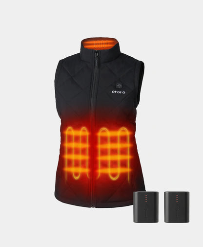 Bundle Deal - Women's Heated Quilted Vest & Extra Mini 5K Battery